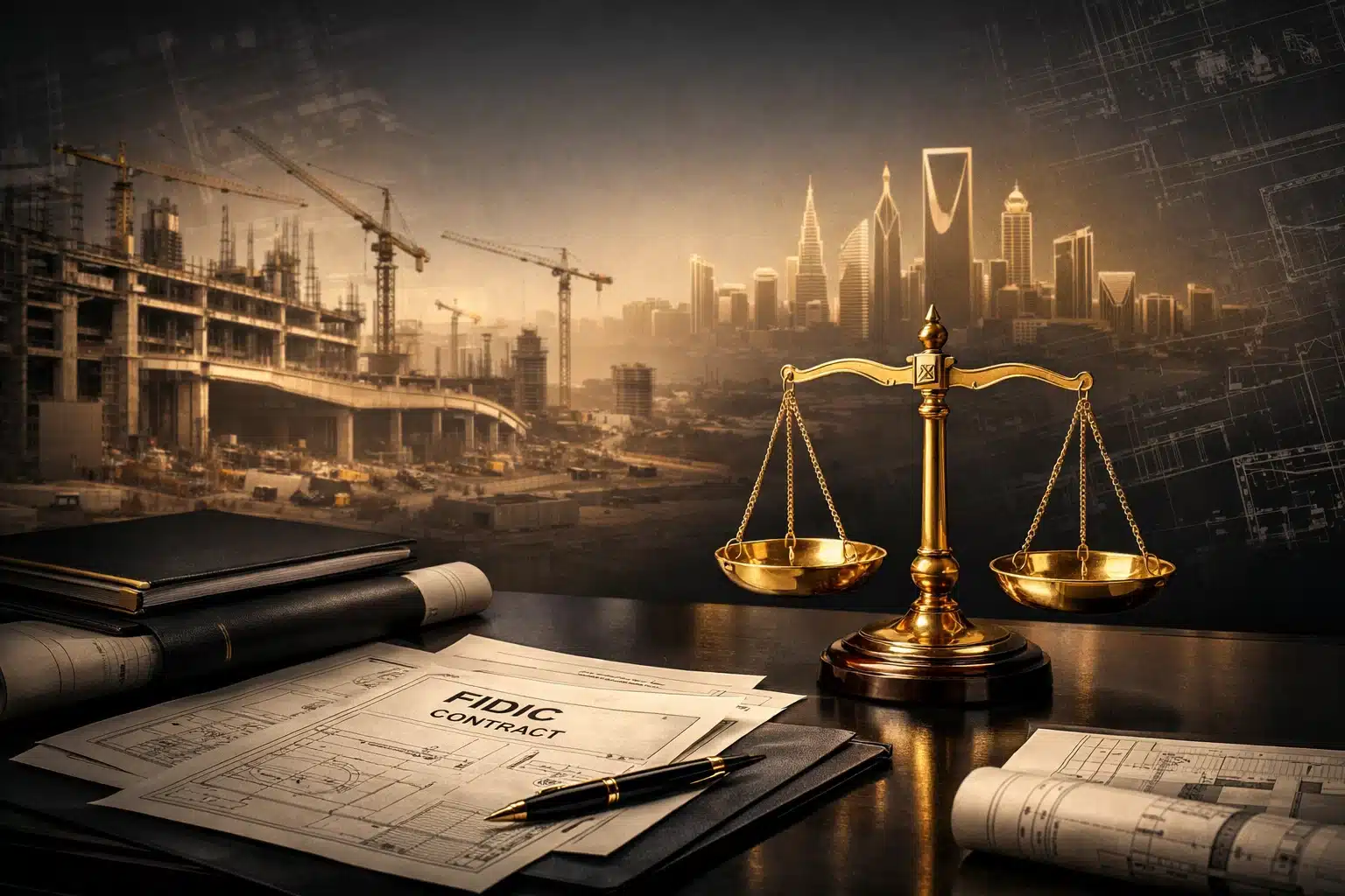 Atyar Law Company handling a complex FIDIC contract dispute involving a billion SAR claim in a Saudi government construction project.