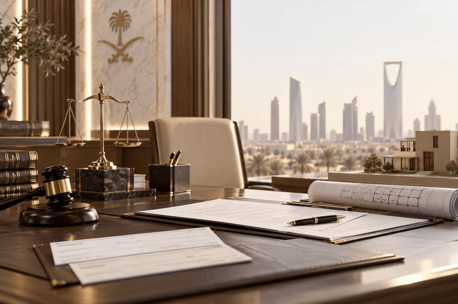 مكتب قانوني سعودي يرمز إلى نزاع مالي واستئناف متعلق بشيكات ومستندات عقارية وحكم بقيمة 650 ألف ريال