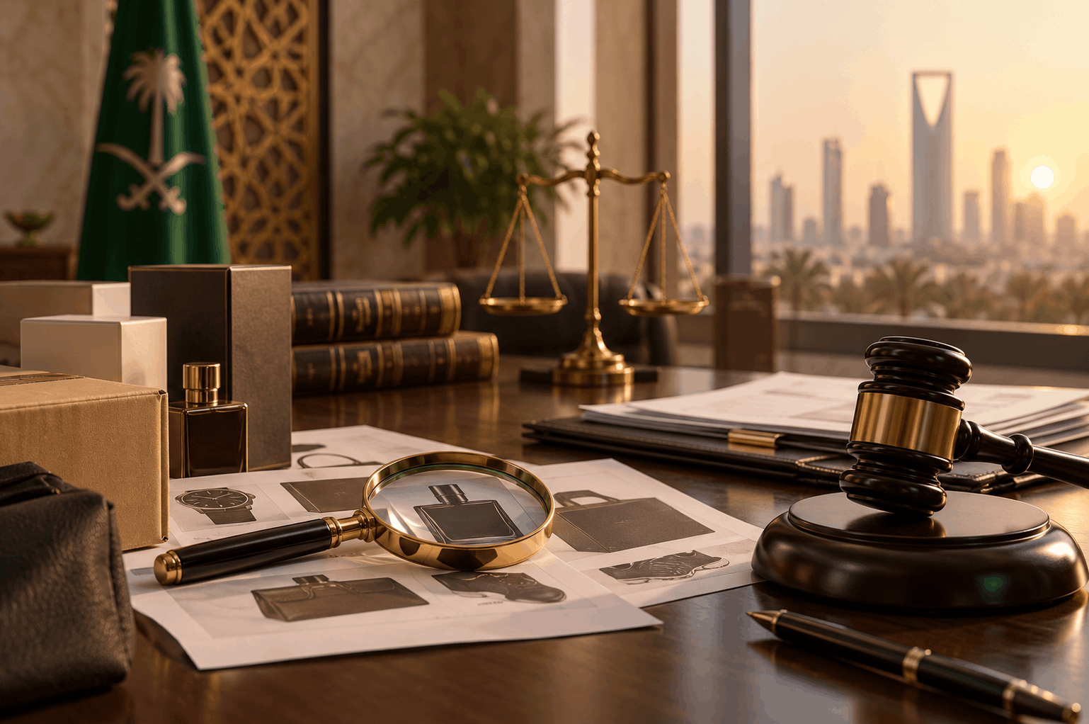قضية تقليد علامة تجارية في السعودية تتعلق بالدفاع الجنائي وأدلة العلامات التجارية والملكية الفكرية
