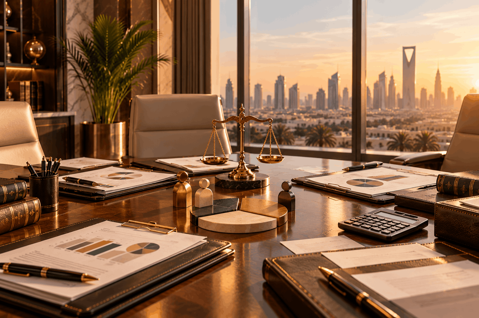 Partnership liquidation dispute involving allocation of losses among three partners in Saudi Arabia